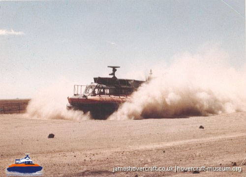 SRN5 with the Canadian Coastguard -  (credit: The <a href='http://www.hovercraft-museum.org/' target='_blank'>Hovercraft Museum Trust</a>).